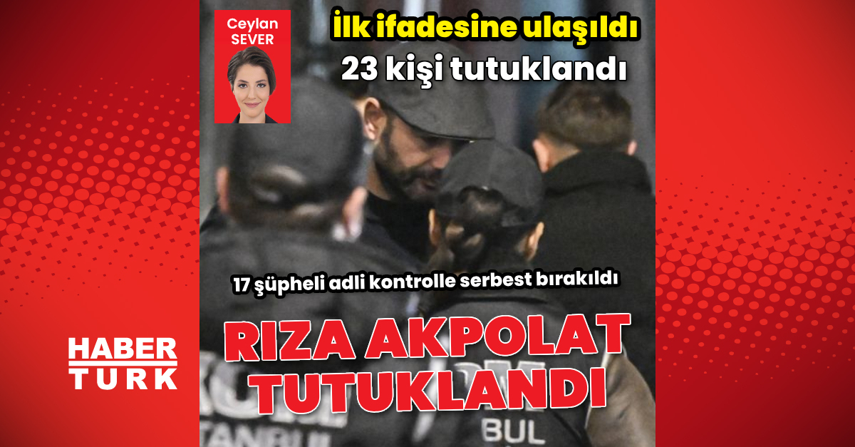 Beşiktaş Belediye Başkanı Rıza Akpolat tutuklu yargılanacak