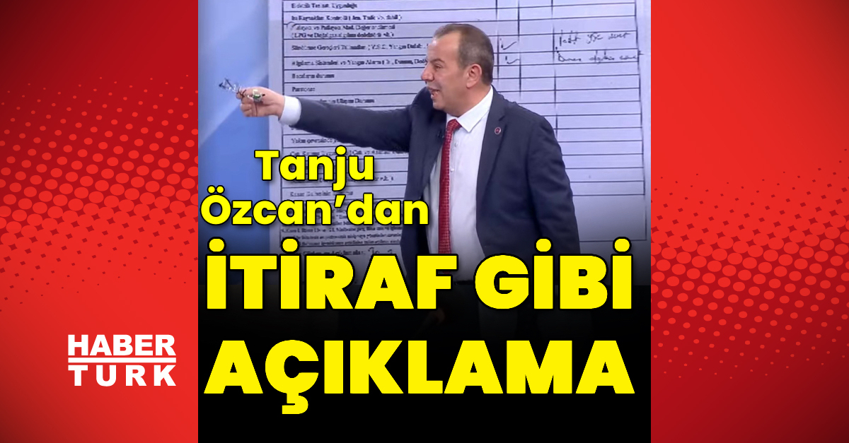 Bolu Belediye Başkanı Tanju Özcan iddiaları yanıtladı