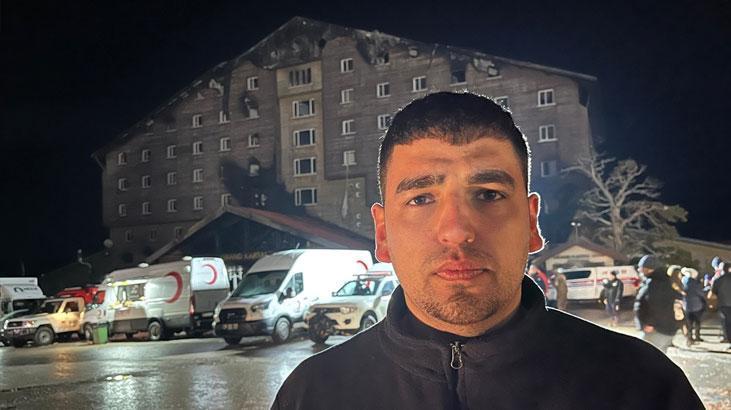 Bolu’daki yangında kurtulan otel personeli konuştu: İnsanlar çocuklarını aşağıya atmak zorunda kaldı