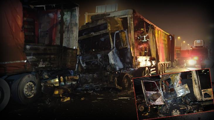 Bursa’da 2 TIR çarpıştı: 1 ölü