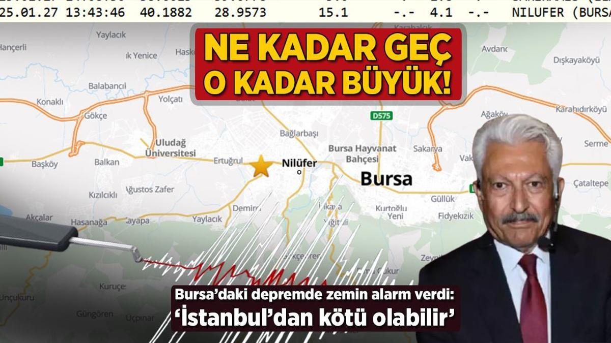 Bursa’daki depremde zemin alarmı! Kriterlere uymuyor…