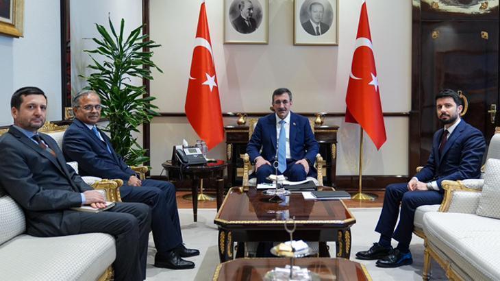 Cevdet Yılmaz, EİT Genel Sekreteri ile görüştü