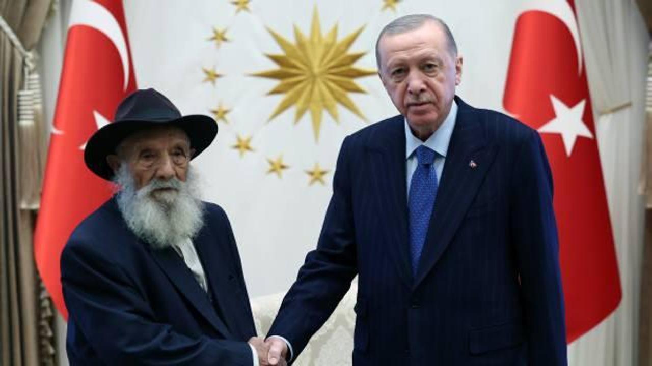 Cumhurbaşkanı Erdoğan, Alevi dedesini kabul etti