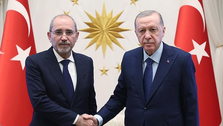 Cumhurbaşkanı Erdoğan, Eymen es-Safedi’yi kabul etti
