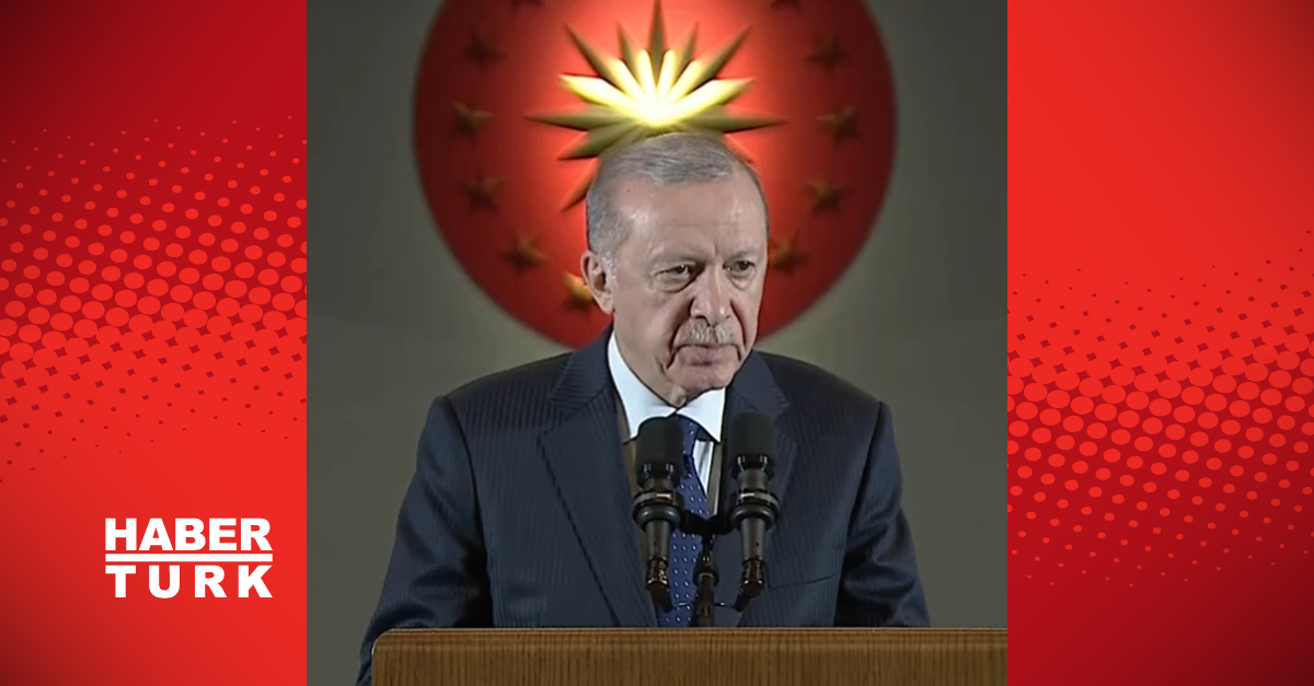 Cumhurbaşkanı Erdoğan'dan açıklamalar