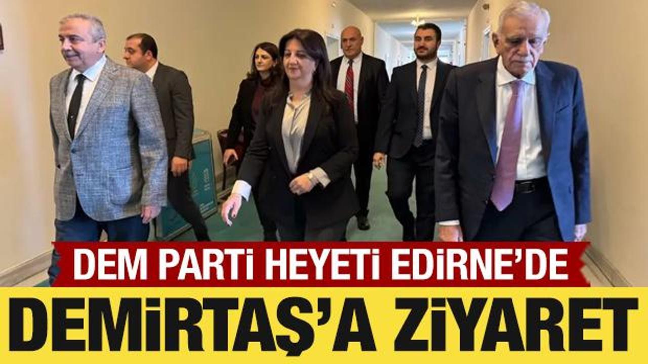 DEM Parti İmralı heyeti, Demirtaş’ı ziyaret etti
