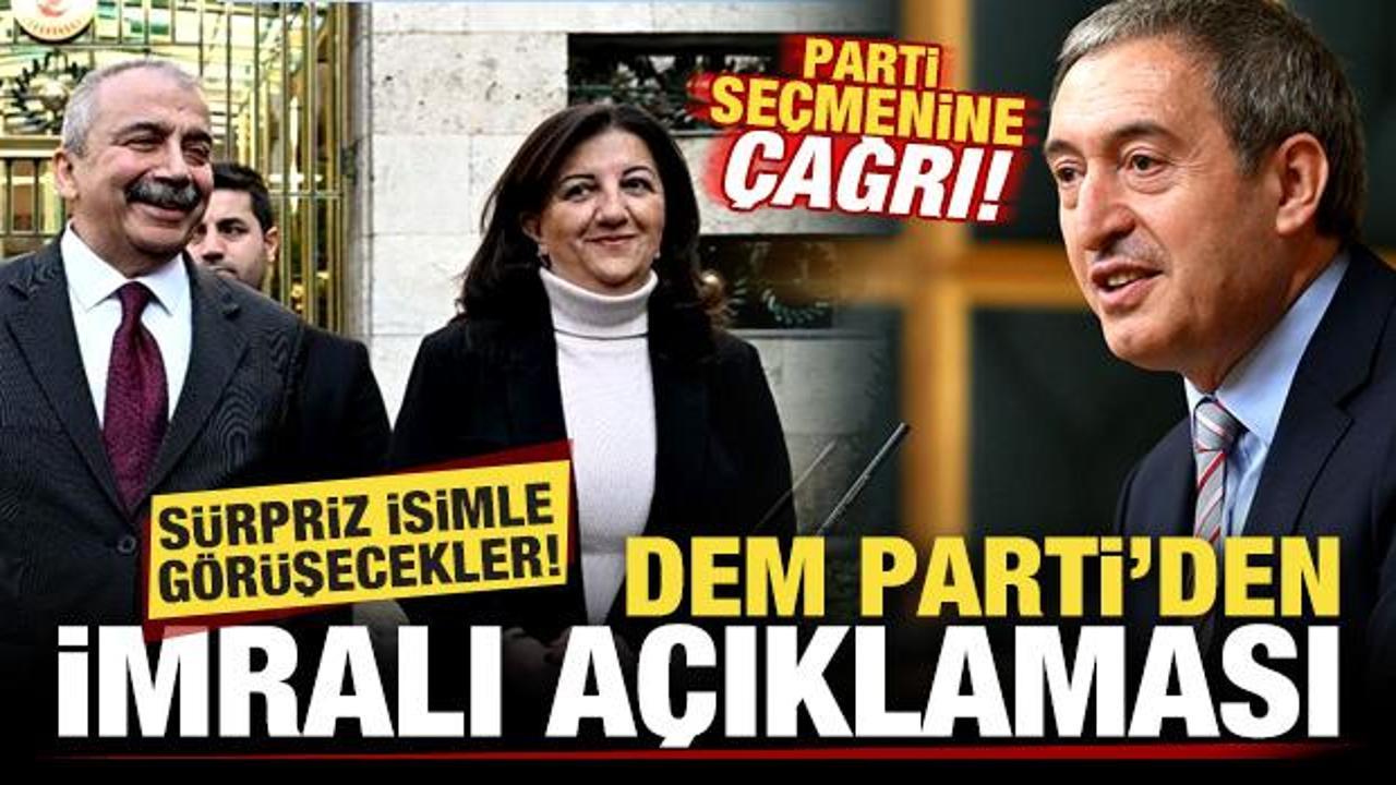 DEM Parti’den son dakika İmralı açıklaması! Sürpriz görüşme kararı! Parti seçmenine çağrı