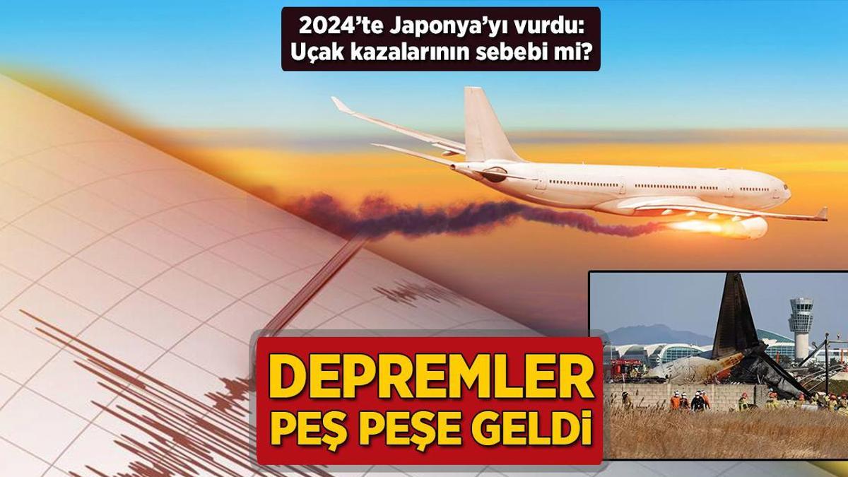 Depremler peş peşe geldi! 2024’te Japonya’yı vurmuştu: Uçak kazalarının sebebi mi?