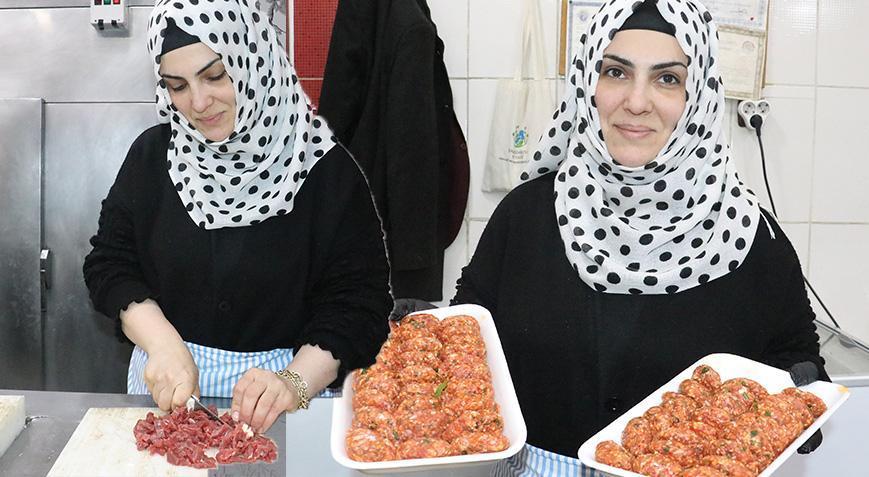 Gören şaşkına dönüyor! Üniversite mezunu ‘kasap abla’