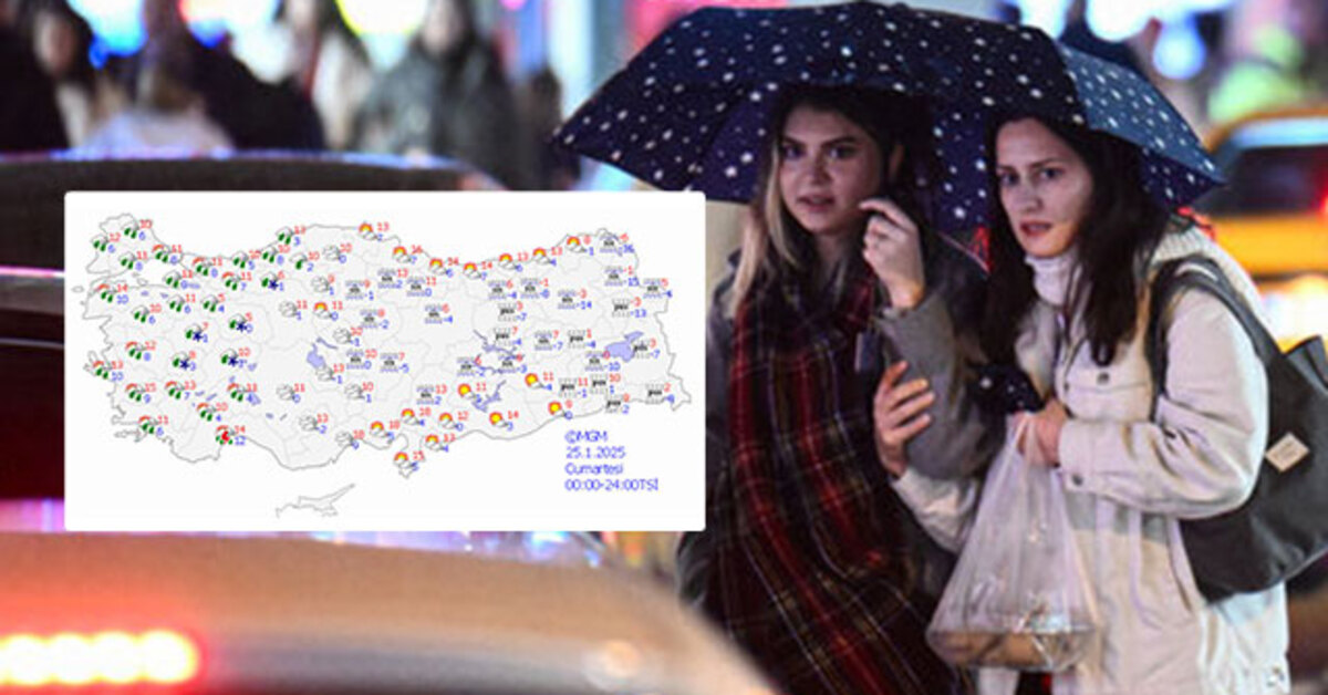Hava durumu İstanbul: İki kentte şiddetli sağanak! 5 bölgede yağış var | Son dakika haberleri