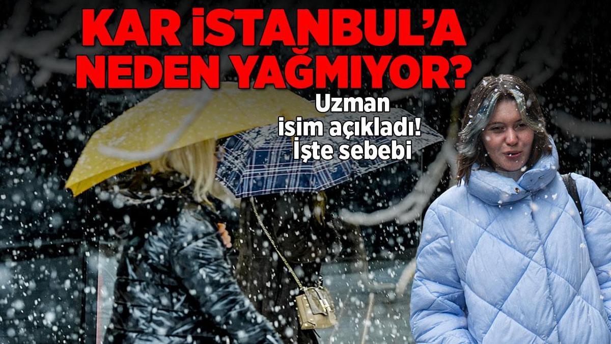 İSTANBUL KAR HABERLERİ: İstanbul’a neden kar yağmıyor? Uzman isim açıkladı, işte sebebi…