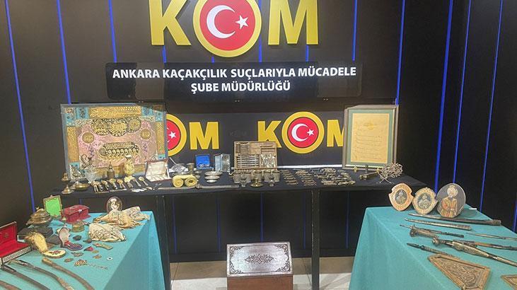 İstanbul ve Ankara’da tarihi eser kaçakçılarına operasyon