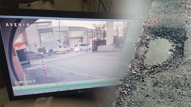 İstanbul’da öldüren çukur! Korkunç anlar kamerada