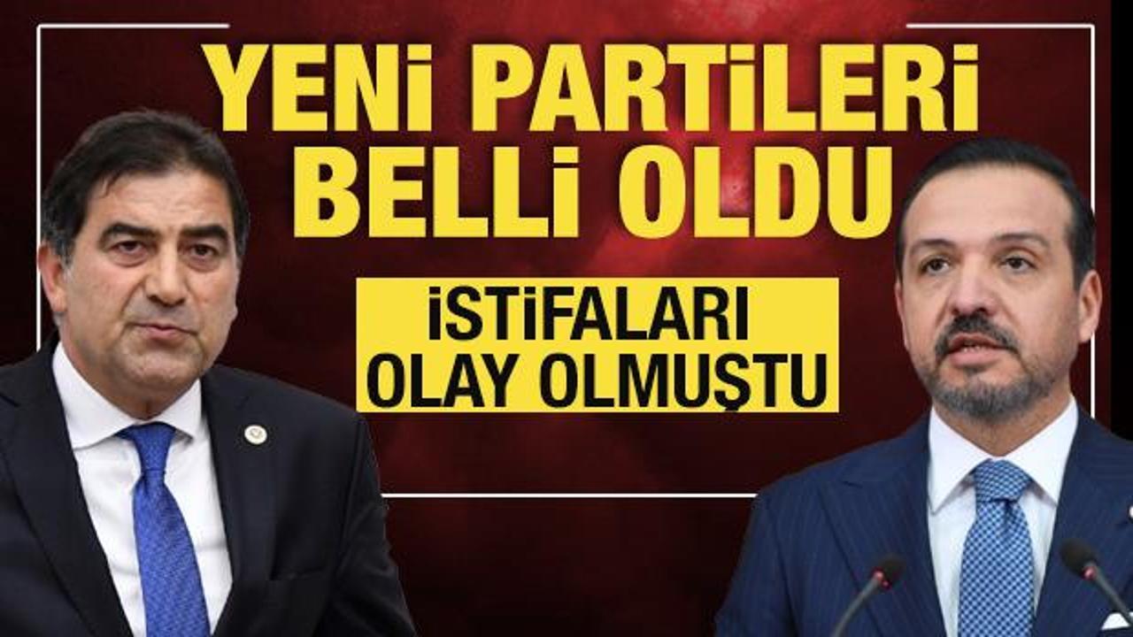İYİ Parti’den istifa eden Kürşad Zorlu ve Ünal Karaman’ın yeni partisi belli oldu