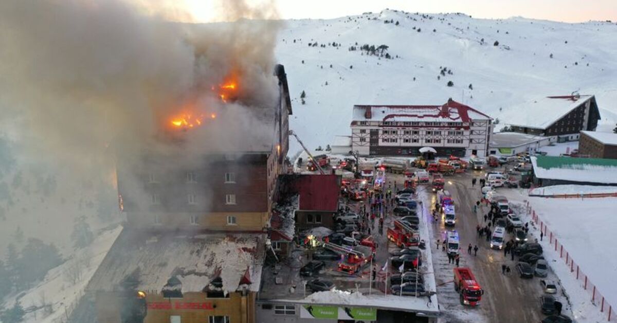Kartalkaya Grand Kartal'da yangın faciası: 66 ölü, 51 yaralı | SON HABERLER | Son dakika haberleri