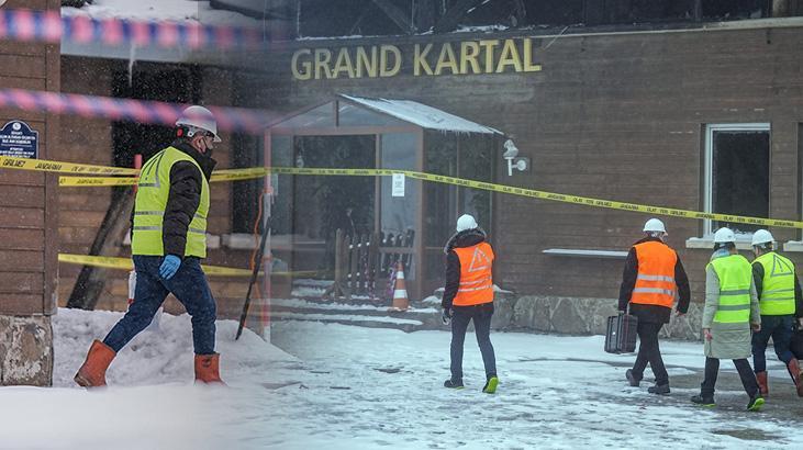 Kartalkaya’daki bilirkişi heyeti, oteldeki incelemelerini tamamladı