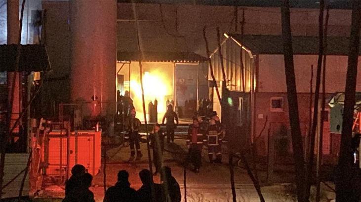 Kocaeli’de korku dolu anlar! Gaz dolum tesisi alevlere teslim oldu