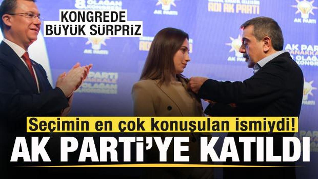 Kongrede sürpriz! Türkiye’nin en genç belediye başkanı AK Parti’ye katıldı