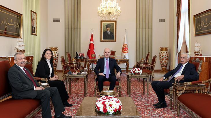 Kurtulmuş-DEM Parti heyeti görüşmesi sonrası ilk açıklama
