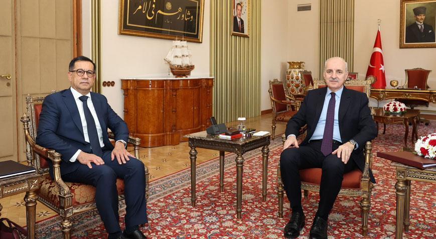 Kurtulmuş, Letonya ve İrlanda’nın Ankara büyükelçilerini kabul etti