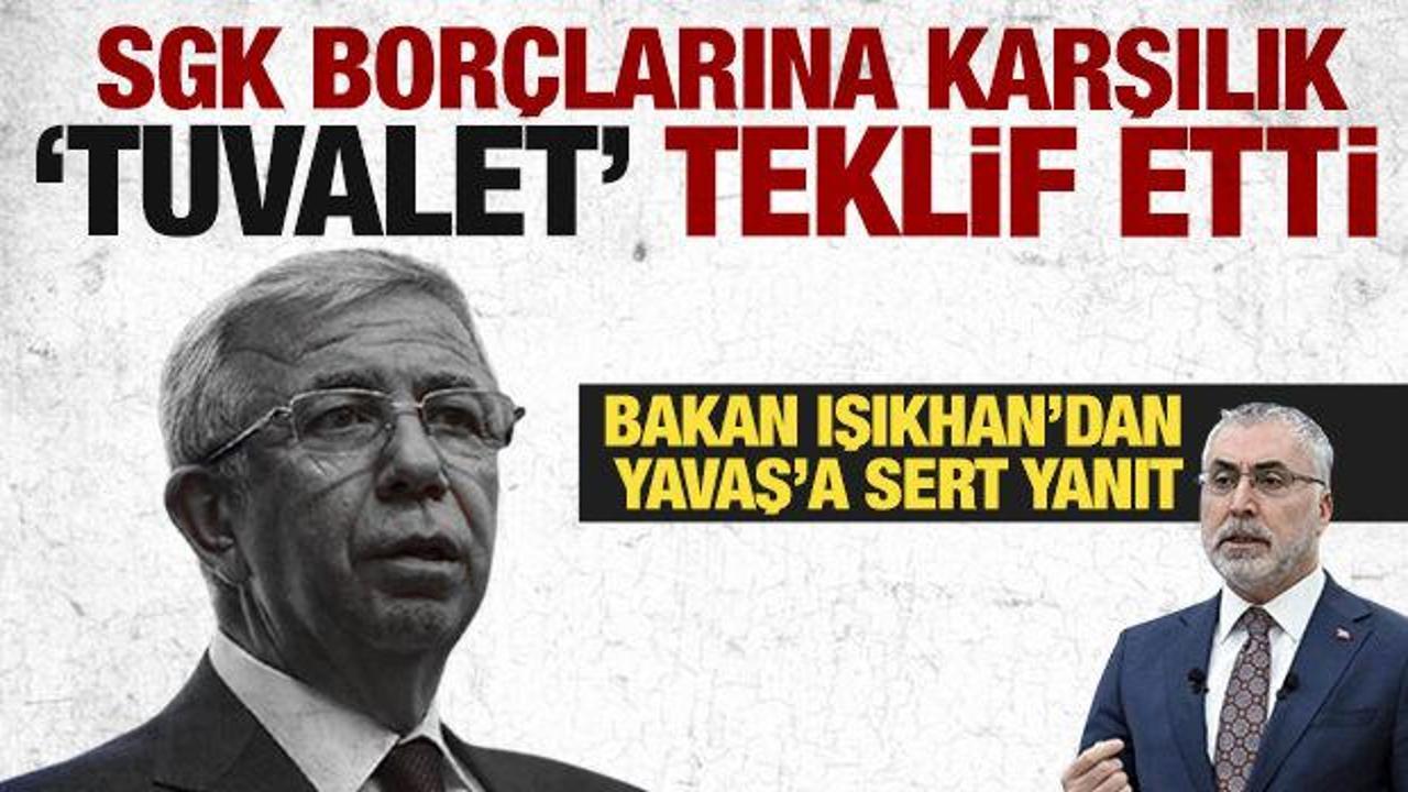 Mansur Yavaş borçlarına karşılık tuvalet ve depo teklif etti