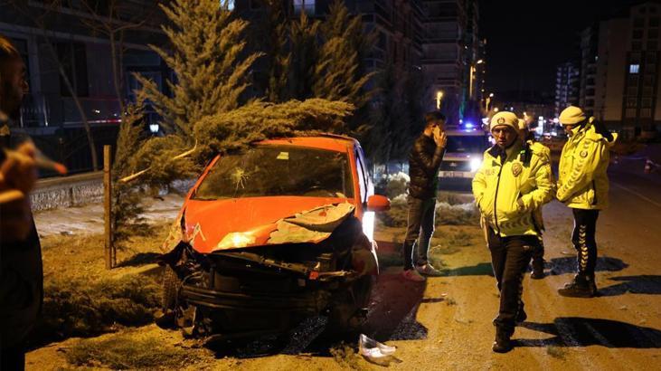 Nevşehir’de şaşkına çeviren olay! Kaza yaptı, alkollü sürücü polise ecel teri döktürdü