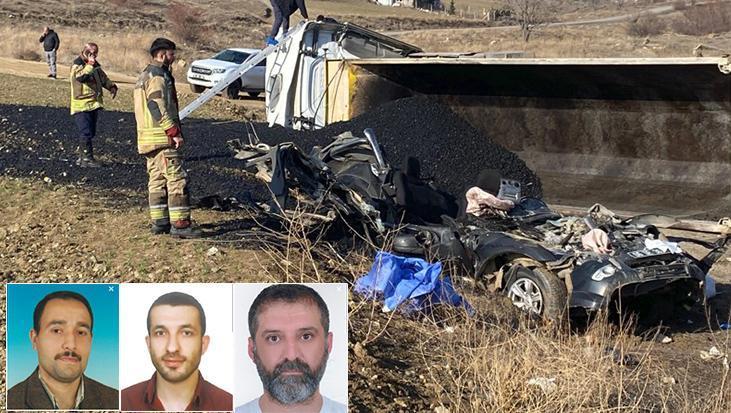 Son dakika… Ankara’da korkunç kaza: Zift yüklü kamyon, kamyonete çarptı: 3 ölü