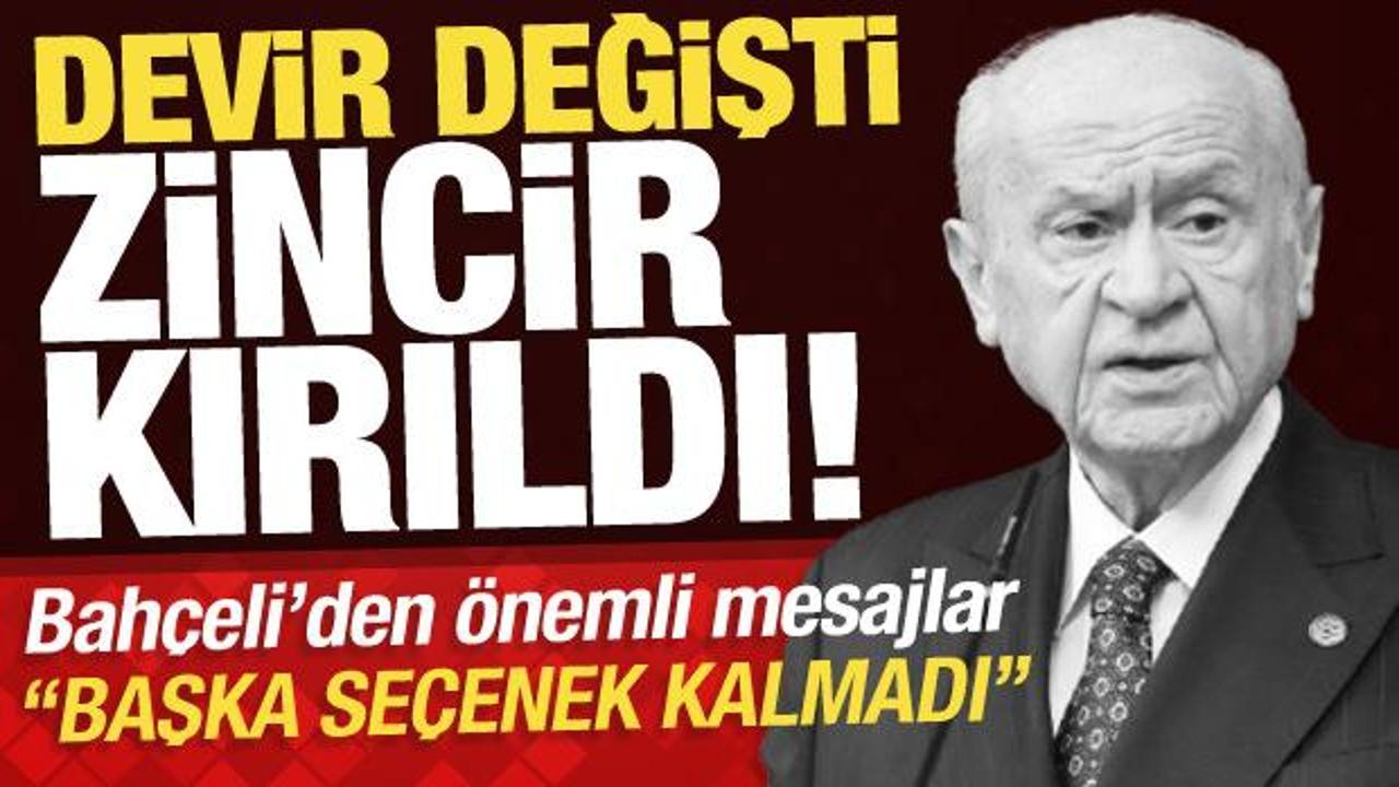 Son dakika… Devlet Bahçeli: Terör bitecek, kardeşlik bilinecek!