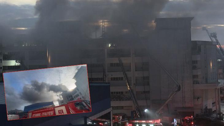 Sultanbeyli’de tekstil atölyesinde yangın 6 saatte söndürüldü