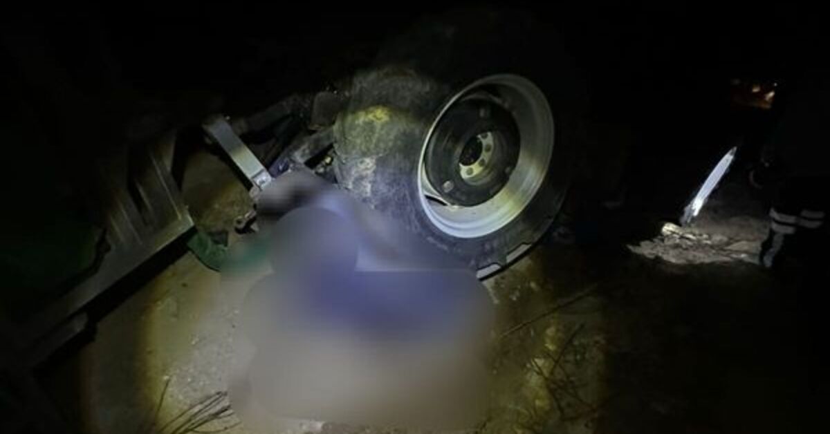 Tarsus'ta traktör devrildi, sürücü öldü | Son dakika haberleri