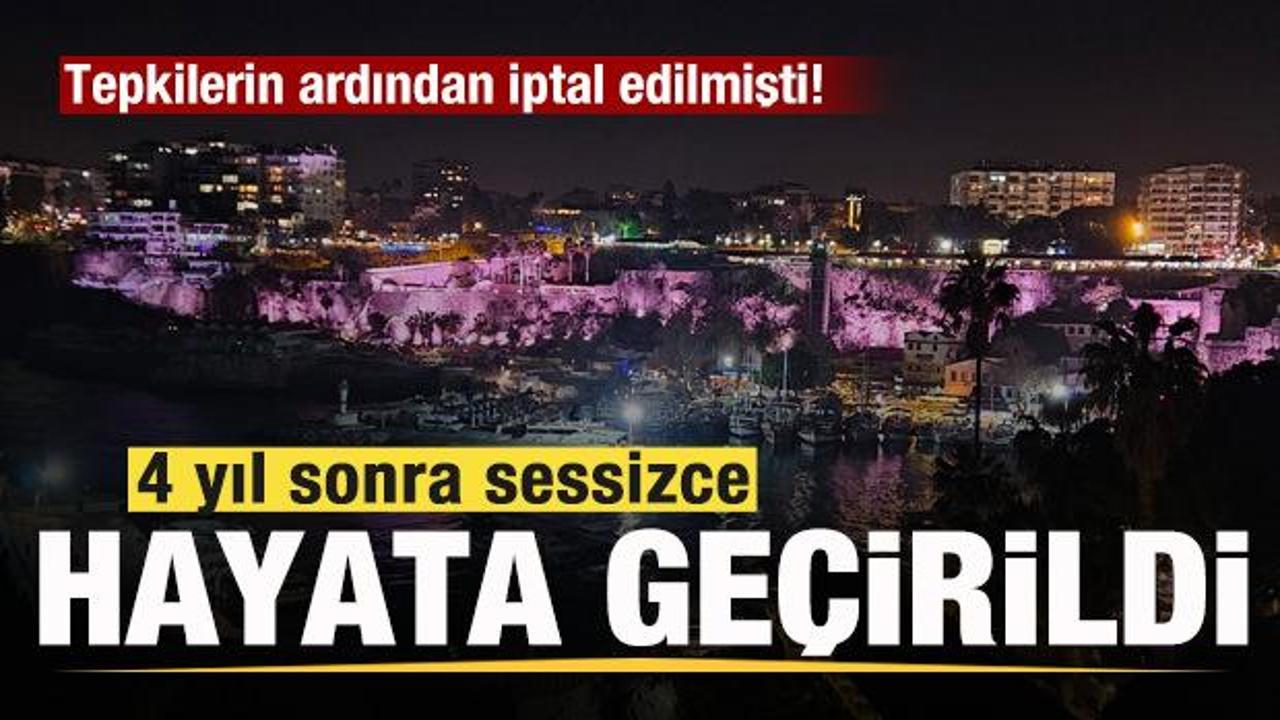 Tepkilerin ardından iptal edilmişti! 4 yıl sonra sessizce hayata geçirildi