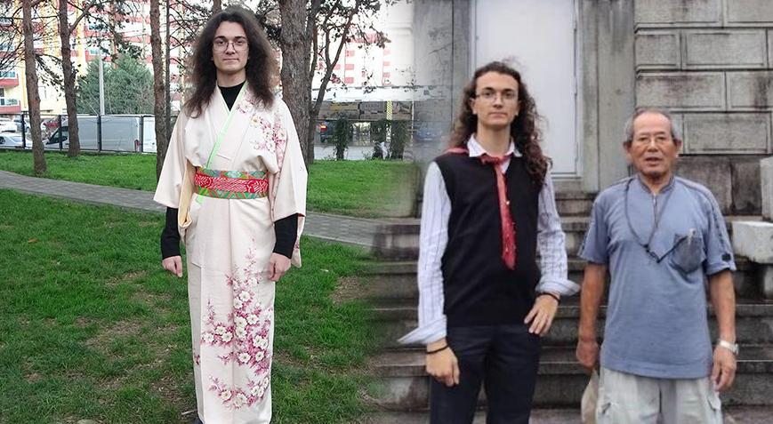 Trabzon’dan Japonya’ya 8 bin kilometrelik hayal gerçek oldu! Liseli genç Japoncayı tek başına öğrendi