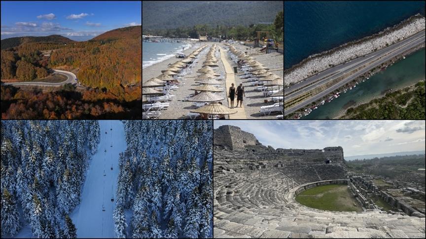 Turizm bölgeleri yeni yol projeleriyle kalkınacak