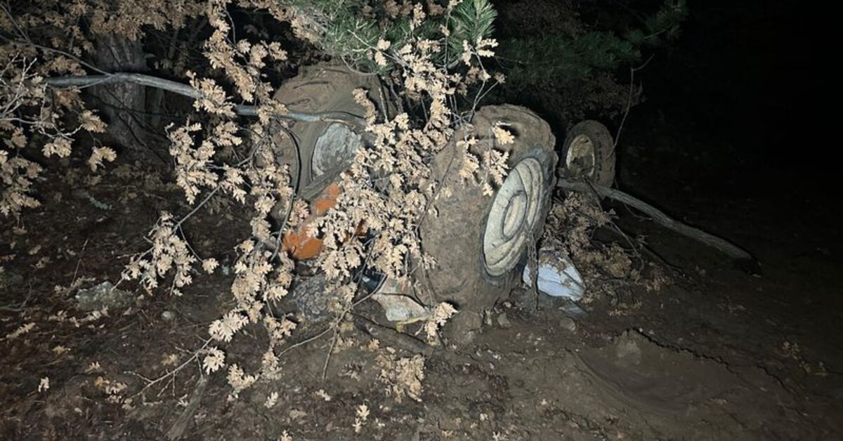 Uşak'ta traktör şarampole devrildi: 2 ölü, 2 yaralı – Güncel haberler