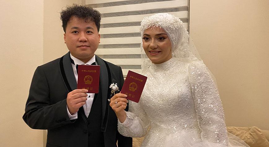 5 bin kilometre mesafede aşk! Rize’ye Çin’den ithal damat