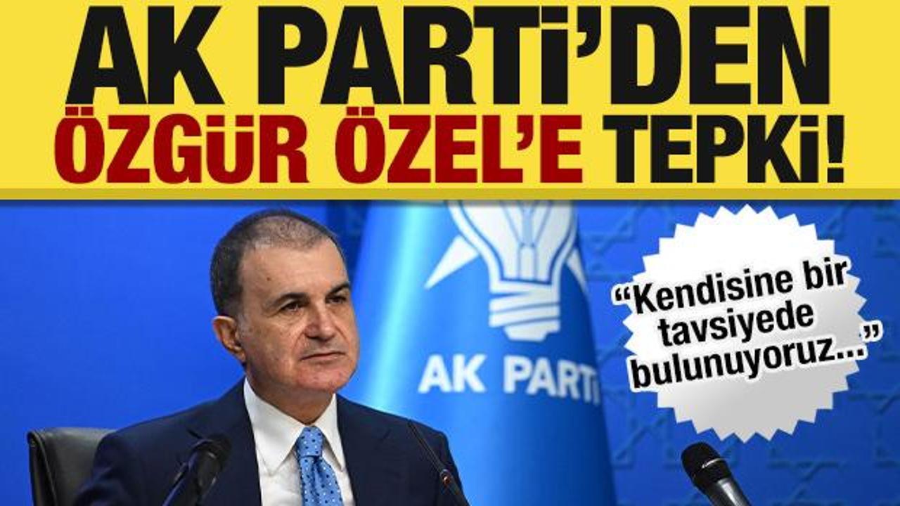 AK Parti Sözcüsü Ömer Çelik’ten Özgür Özel’e tepki! ‘Yönetemeyince saldırıyor’