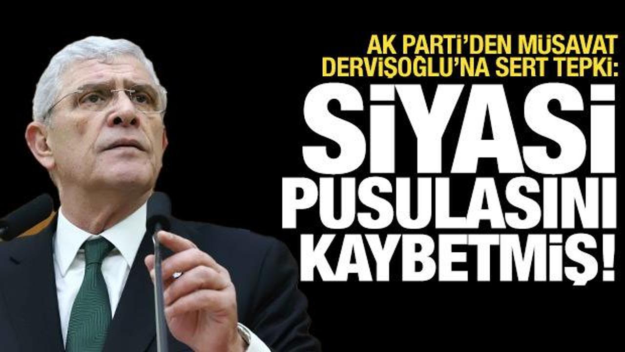 AK Parti’den Dervişoğlu’na tepki: Siyasi pusulasını kaybetmiş