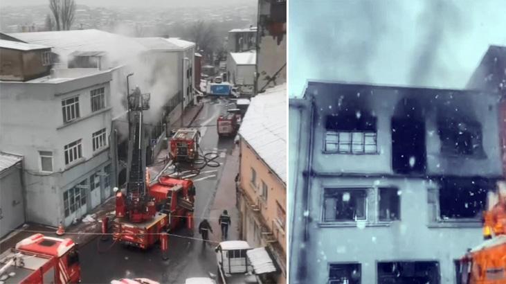 Beyoğlu Hasköy’de 3 katlı binada yangın! Ekipler sevk edildi