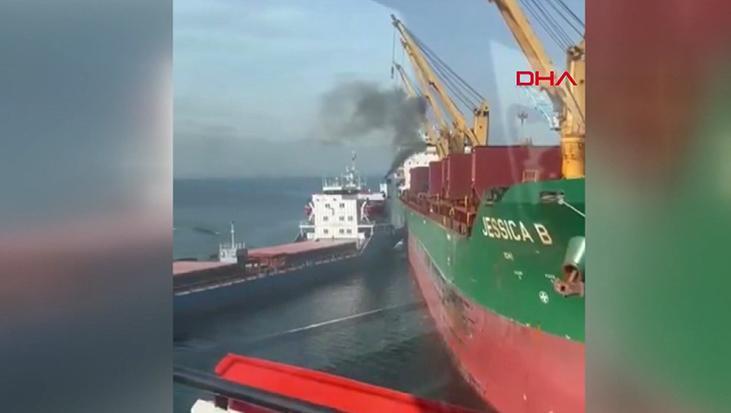 Bursa’da korkutan anlar! Gemiler çarpıştı