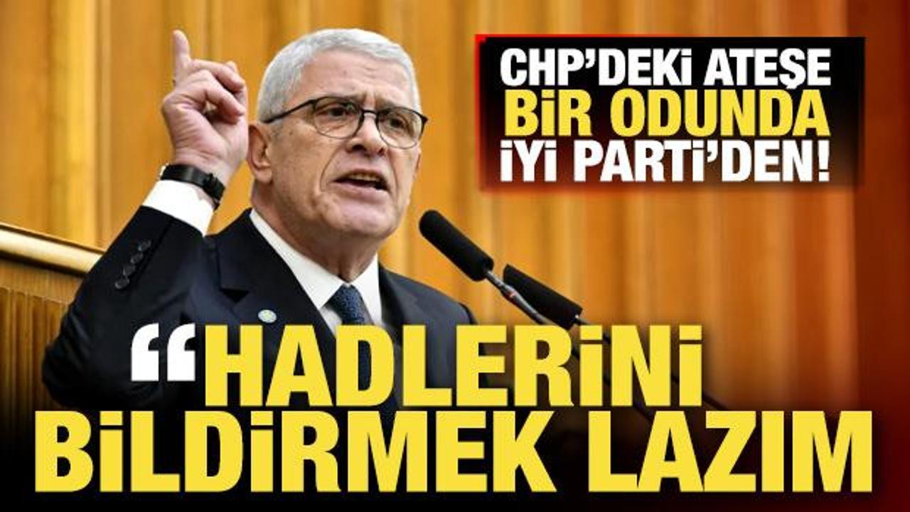 CHP’deki ateşe bir odunda İYİ Parti’den! Dervişoğlu: Hadlerini bildirmek lazım