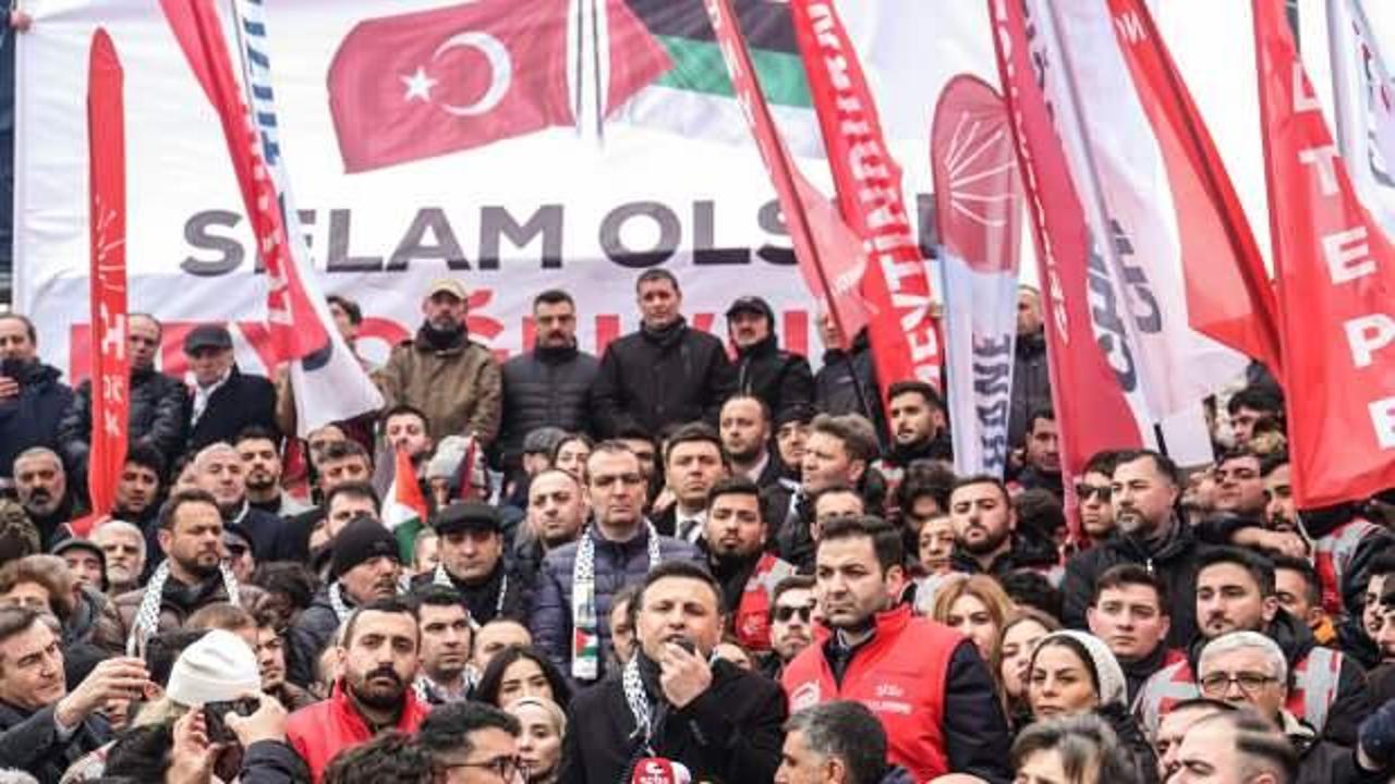 CHP’nin Filistin eyleminde büyük hata: Yanlış bayrak açtılar