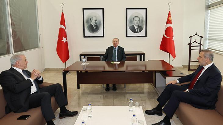 Cumhurbaşkanı Erdoğan, eski Yunanistan Dışişleri Bakanı Avramopoulos’u kabul etti
