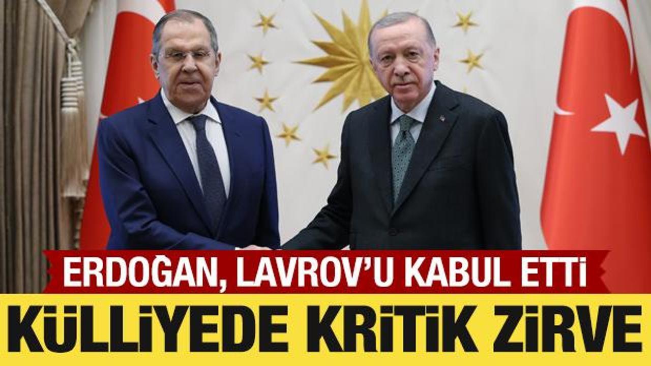 Cumhurbaşkanı Erdoğan, Lavrov ile görüştü