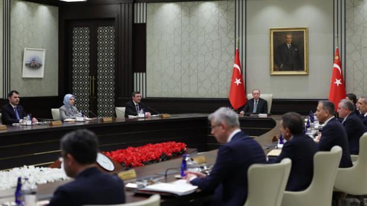 Cumhurbaşkanlığı Kabinesi toplandı: İşte masadaki konular