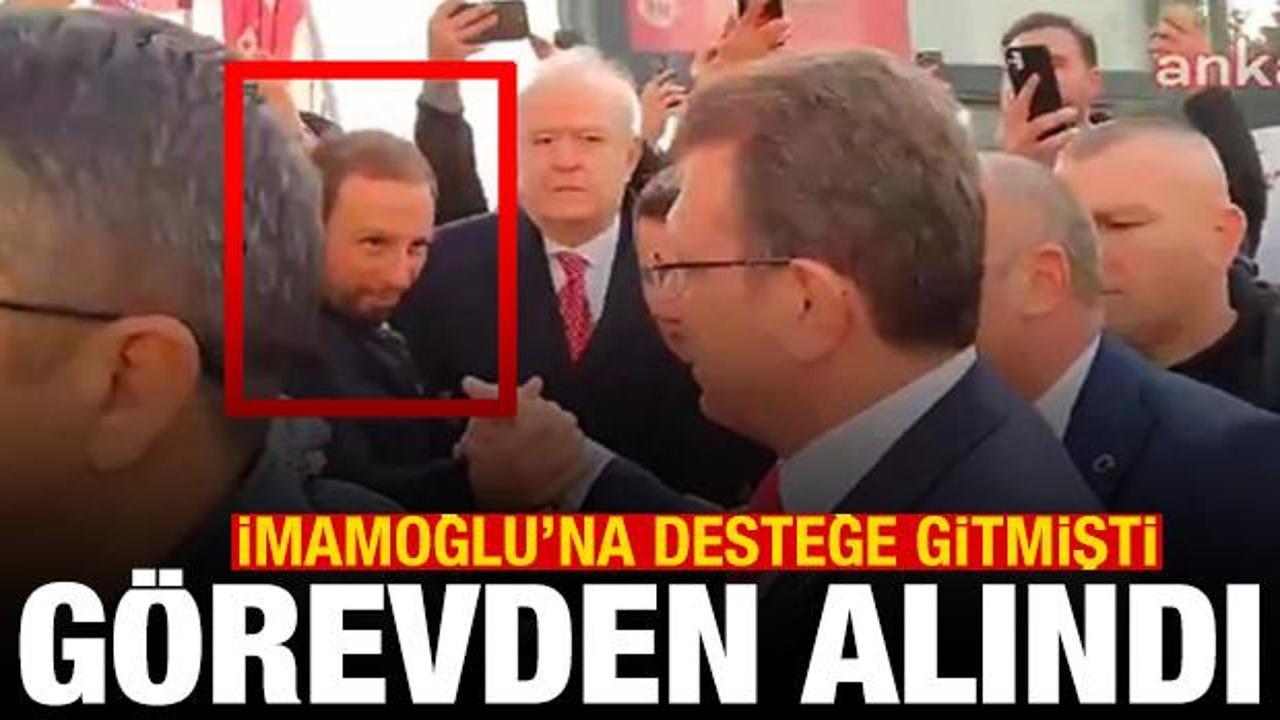 Davutoğlu, İmamoğlu’na desteğe giden ismi görevden aldı