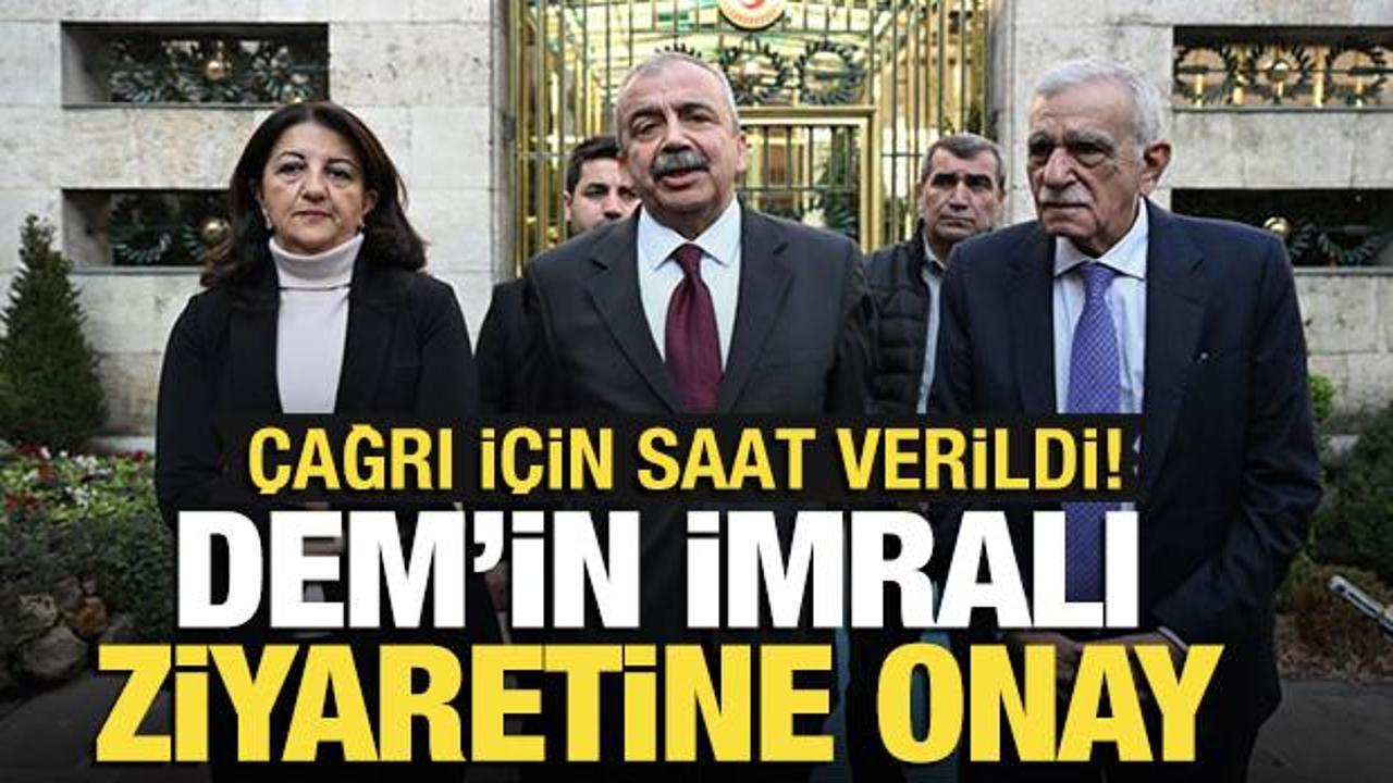 DEM Parti’nin üçüncü İmralı ziyaretine onay! Çağrı için saat verildi