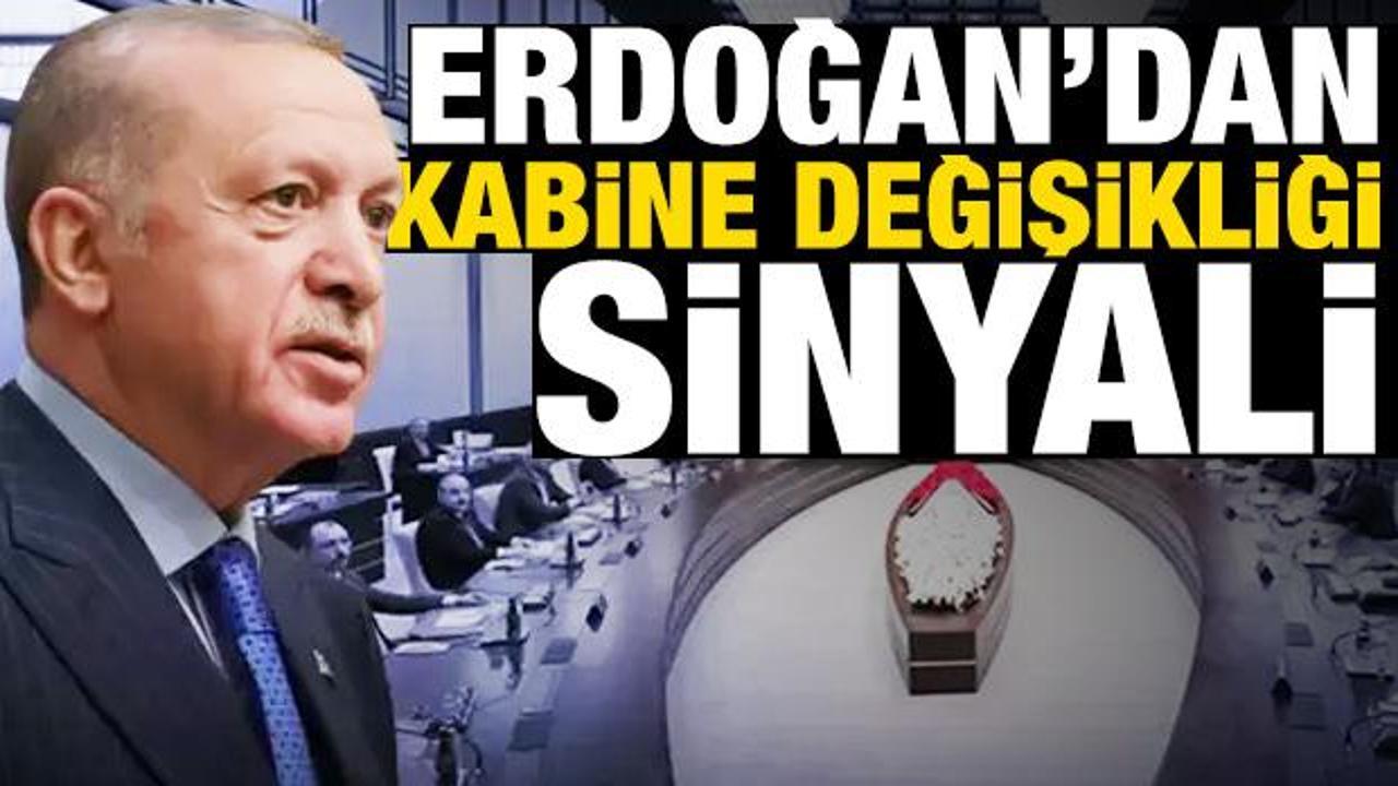 Erdoğan’dan kabine değişikliği sinyali: İstanbul’da olanı gördünüz