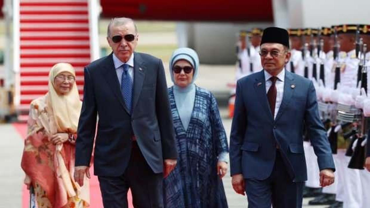 Erdoğan’dan Pasifik çıkarması! Kuala Lumpur’a geldi
