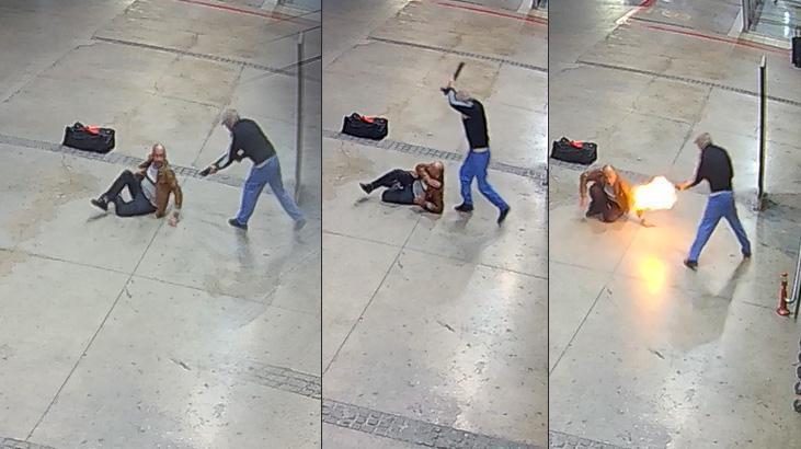 Eşine aşk mesajı gönderen adamı otogarda karşıladı! Pompalı tüfekle vurdu, tahliye oldu