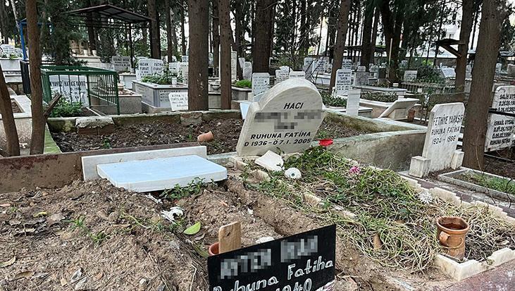 İzmir’de mezarlıkta skandal görüntü! Hemen harekete geçildi